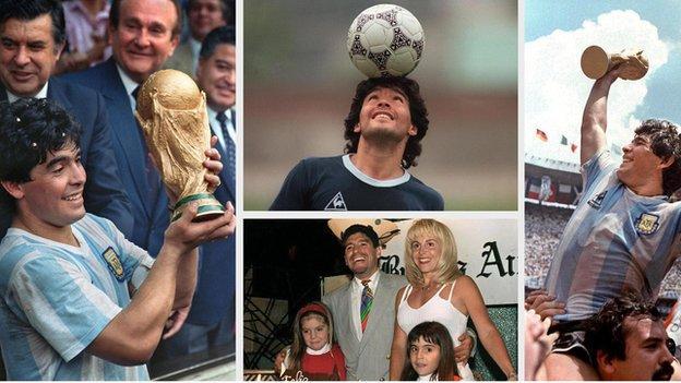 Diego Maradona's career in pictures