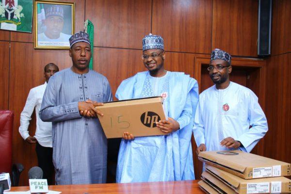 NITDA distributes 100 laptop computers to Borno State govt