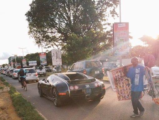 Imported Bugatti car wows Zambians