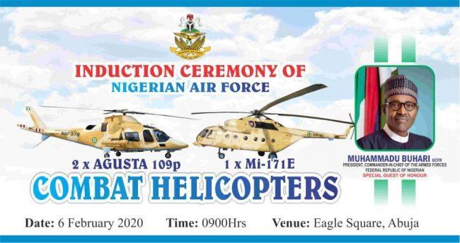 NAF inducts new combat helicopters Thursday