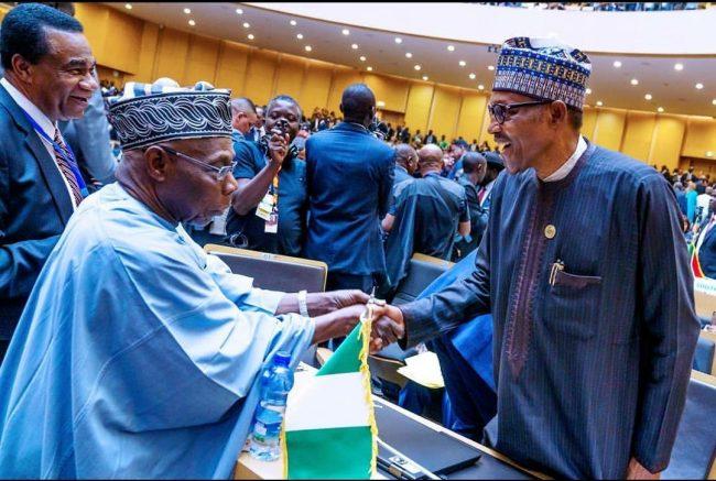 Buhari and Obasanjo