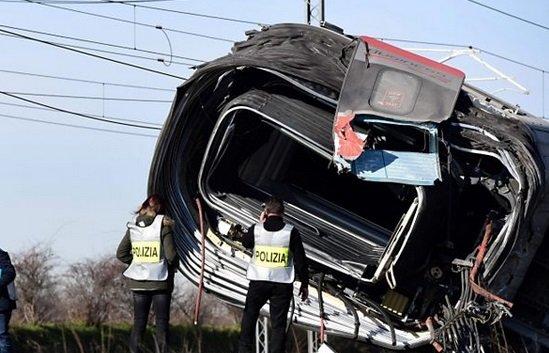 Two drivers die as high-speed train derails