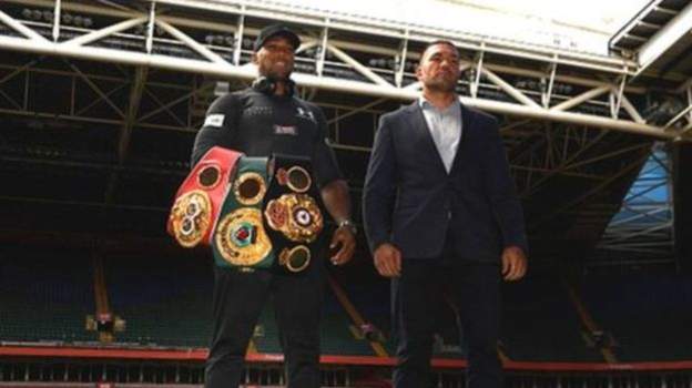 Anthony Joshua boxing titles defence postponed