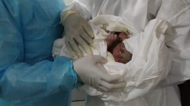 Coronavirus patient gives birth in isolation ward