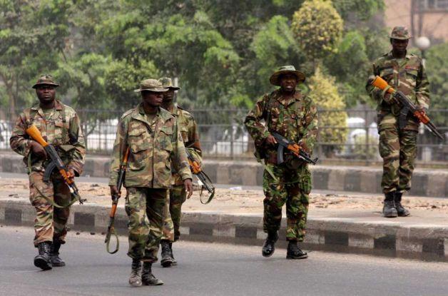 Nigerian Army on the streets of Abuja