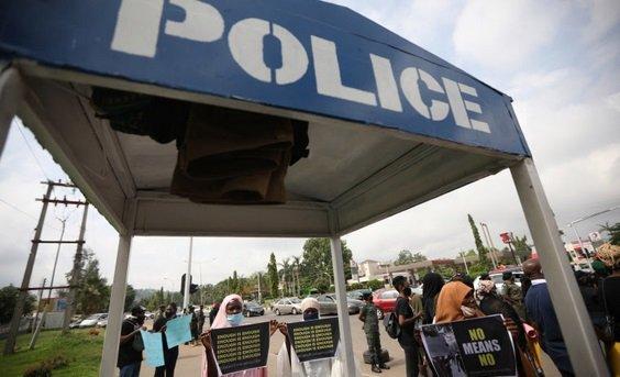 Protests at The Nigerian Police Headquarters