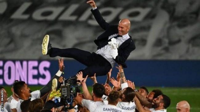 Real Madrid win 34th Spanish title, Zidane happy Saudi Arabia