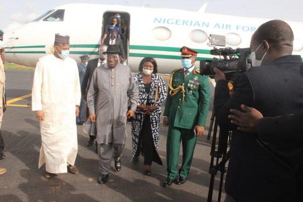 Jonathan arrives in Mali on ECOWAS peace mission