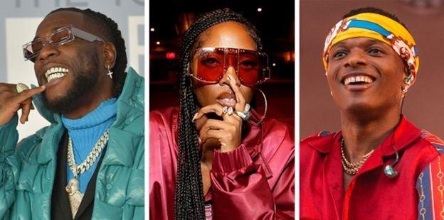 Burna Boy, Tiwa Savage and Wizkid are among the genre's superstars (Getty Images)