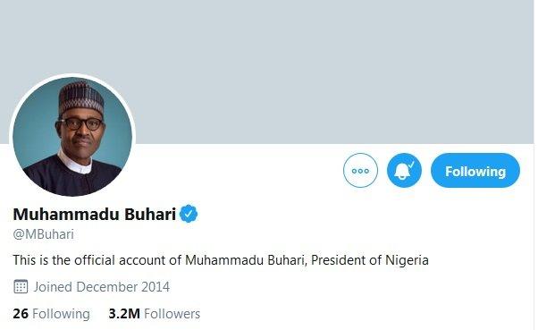 Buhari is 'most followed African leader on Twitter'