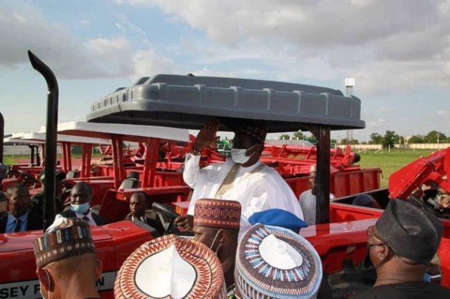Gov. Buni acquires 103 tractors, 7,500 metric tonnes of fertiliser for Yobe farmers