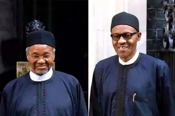 Mamman Daura and President Muhammadu Buhari