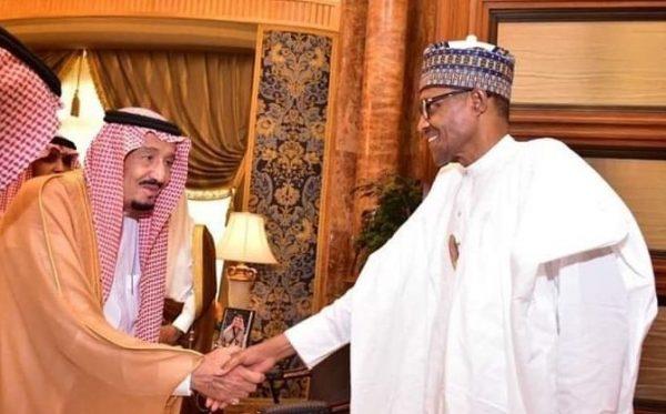 President Muhammadu Buhari and Saudi King Salman (file photo)