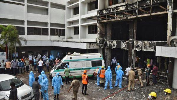 Fire kills 11 patients inside India COVID-19 facility