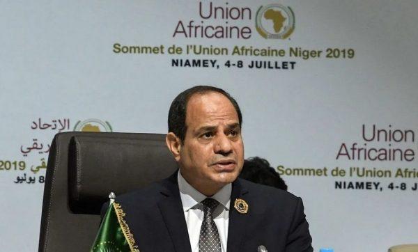 Egyptian President and African Union (AU) chairman Abdel Fattah Al-Sisi