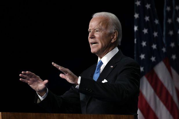 Democratic presidential candidate Joe Biden