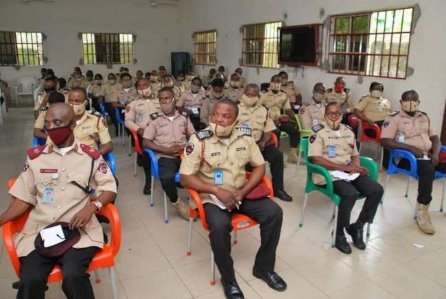 Photo of FRSC promotes 79 Assistant Corps Commanders