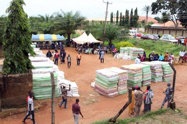 NEMA presents relief items to victims of attack in Zangon Kataf