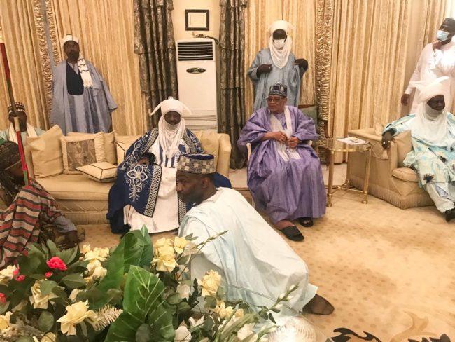 Emir of Kano, Aminu Ado Bayero visits former military ruler, Gen. IBB