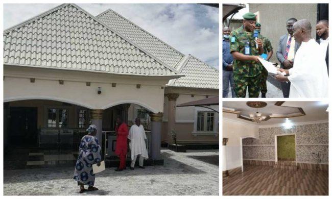 Army buys 3-bedroom for veteran octogenarian evicted in Kaduna