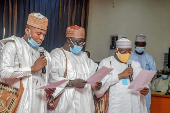 Tambuwal swears in 31 year old as commissioner, 2 others