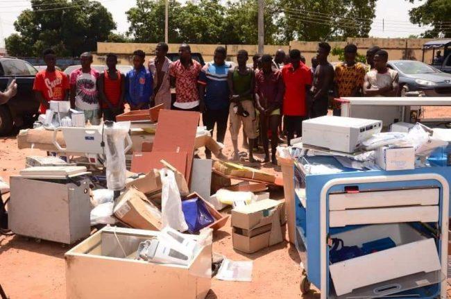 Suspected looters in Kogi from EndSARS protests