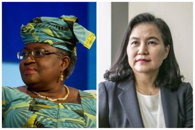 Race to WTO top job down to Okonjo-Iweala and Yoo Myung-hee