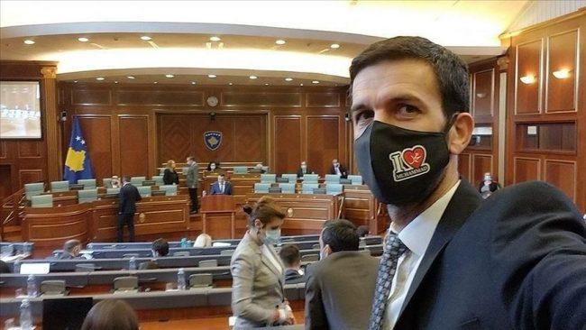 Kosovo MP wears ‘I Love Muhammad’ face mask