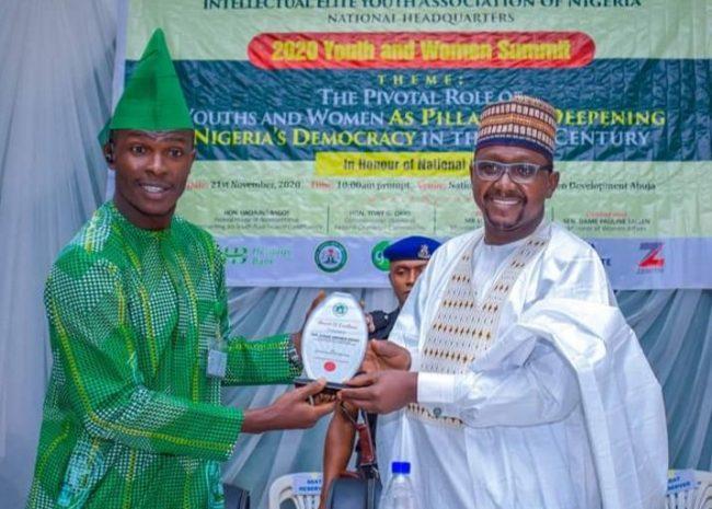 Tambuwal's aide bags 'Most Active Youth of the Year' award