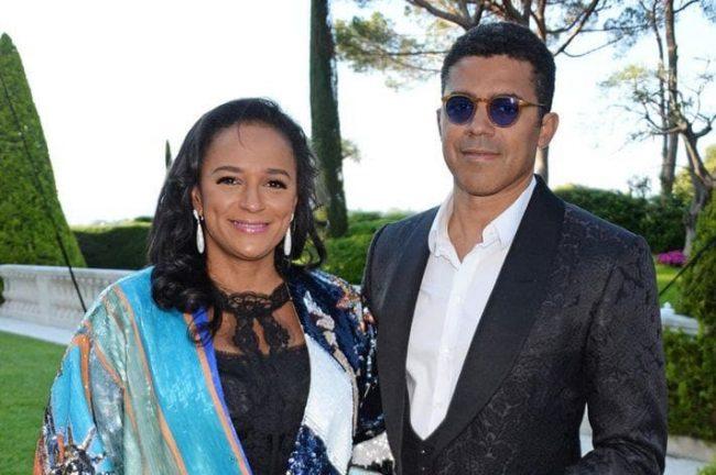 Isabel dos Santos and her husband Sindika Dokolo at amfAR Gala Cannes 2018