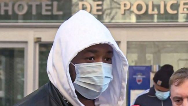 The music producer, named only as Michel, spoke to reporters outside the National Police General Inspectorate in Paris (Photo: AFP)
