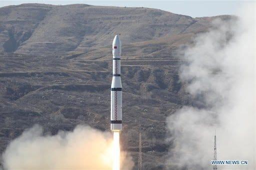 China Rocket moves into orbit with satellites