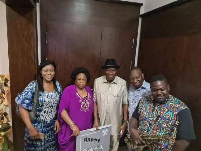 Jonathan celebrates 63rd birthday with family members
