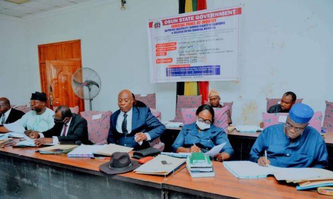 Police brutality: Osun judicial panel hears seven cases, receives 11 petitions