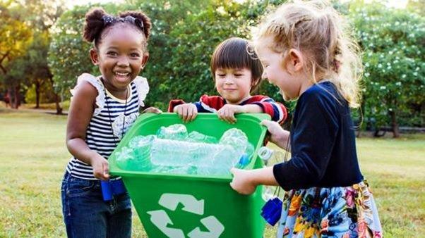 African Children and recycling