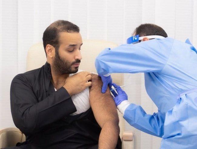 Saudi Arabia's crown prince receives first dose of COVID-19 vaccine