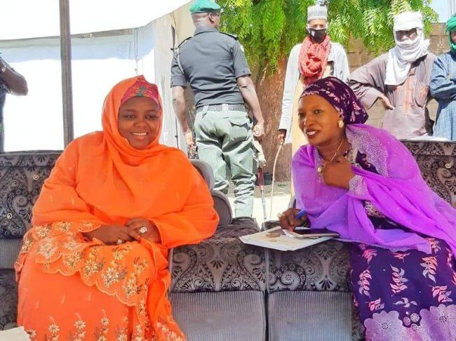 Borno gov's wife launches APWEN's IDPs relief package, donates 200 blankets