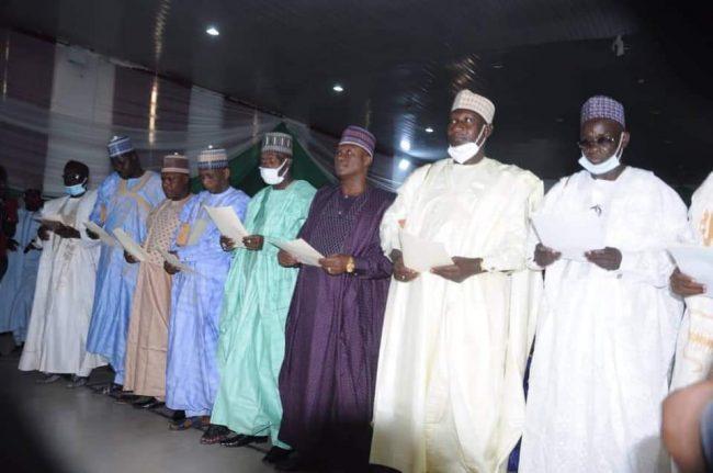Zulum swears in two professors among 27 LG chairmen