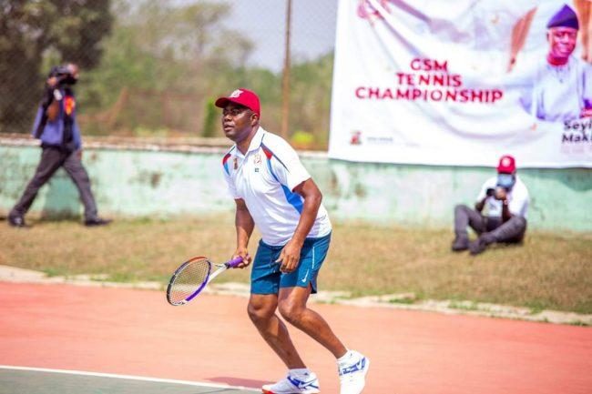 Seyi Makinde tennis