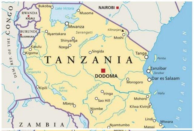 Tanzania Map 
