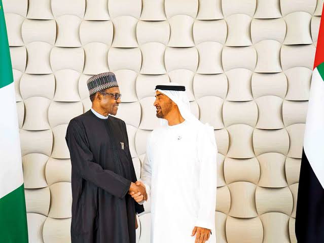 Buhari and UAE Ambassador