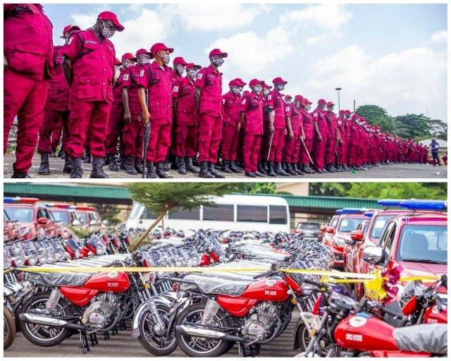 Makinde hands over 33 vehicles, 396 motorcycles to Amotekun Corps