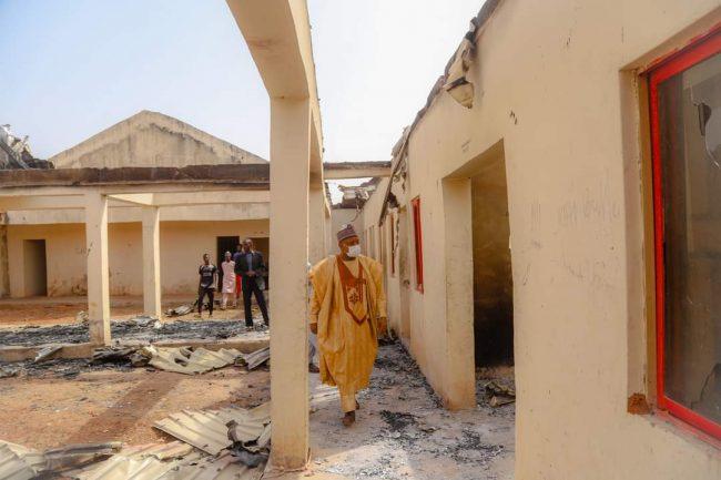 Kebbi gov visits state poly students over fire outbreak