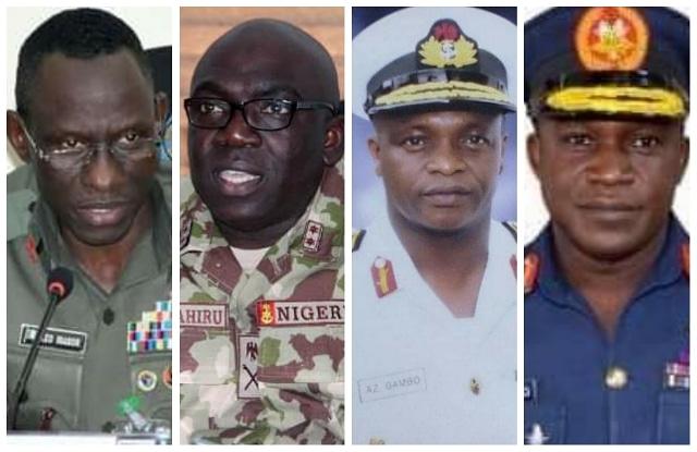 New service chiefs - Irabor, Attahiru, Gambo and Amao