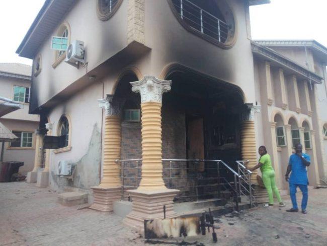 Sunday Igboho residence razed