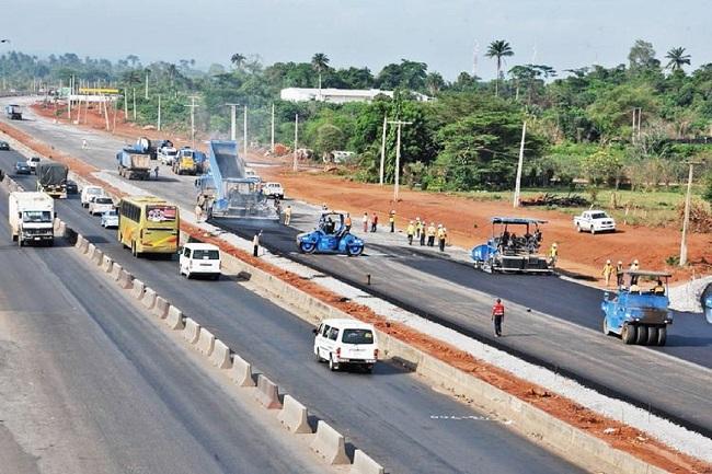 Lagos-Ibadan expressway under construction