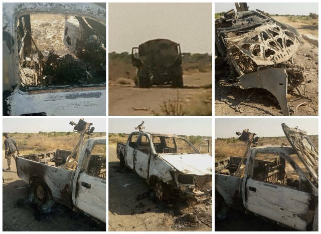 Troops kill ISWAP terrorists in Borno, destroy seven gun trucks