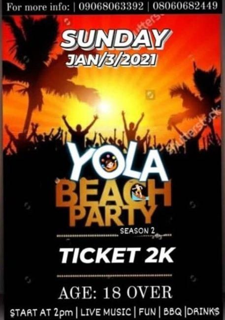 Adamawa Yola Beach Party