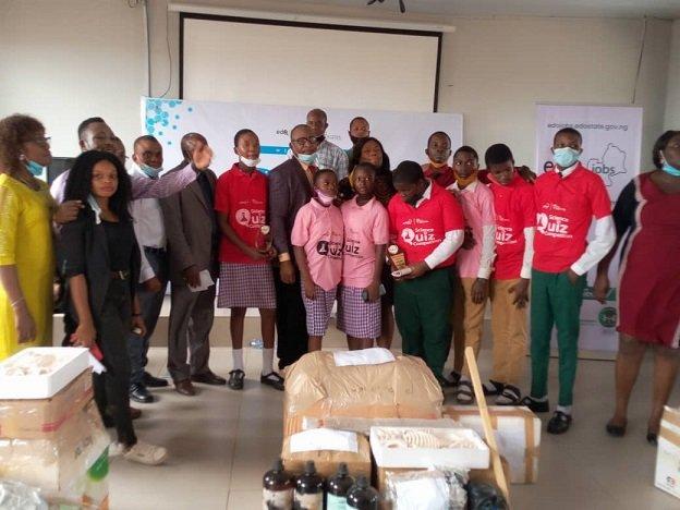 EdoJobs donates laboratory equipment to schools