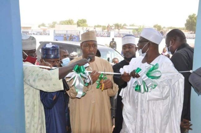 Zulum opens five health centres, begins Bama-Maiduguri highway, two more projects